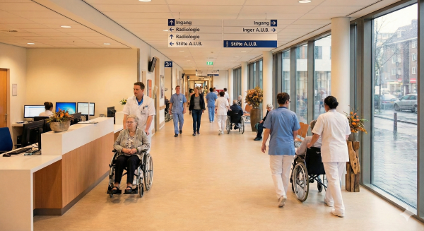 An typical hospital in the Netherlands